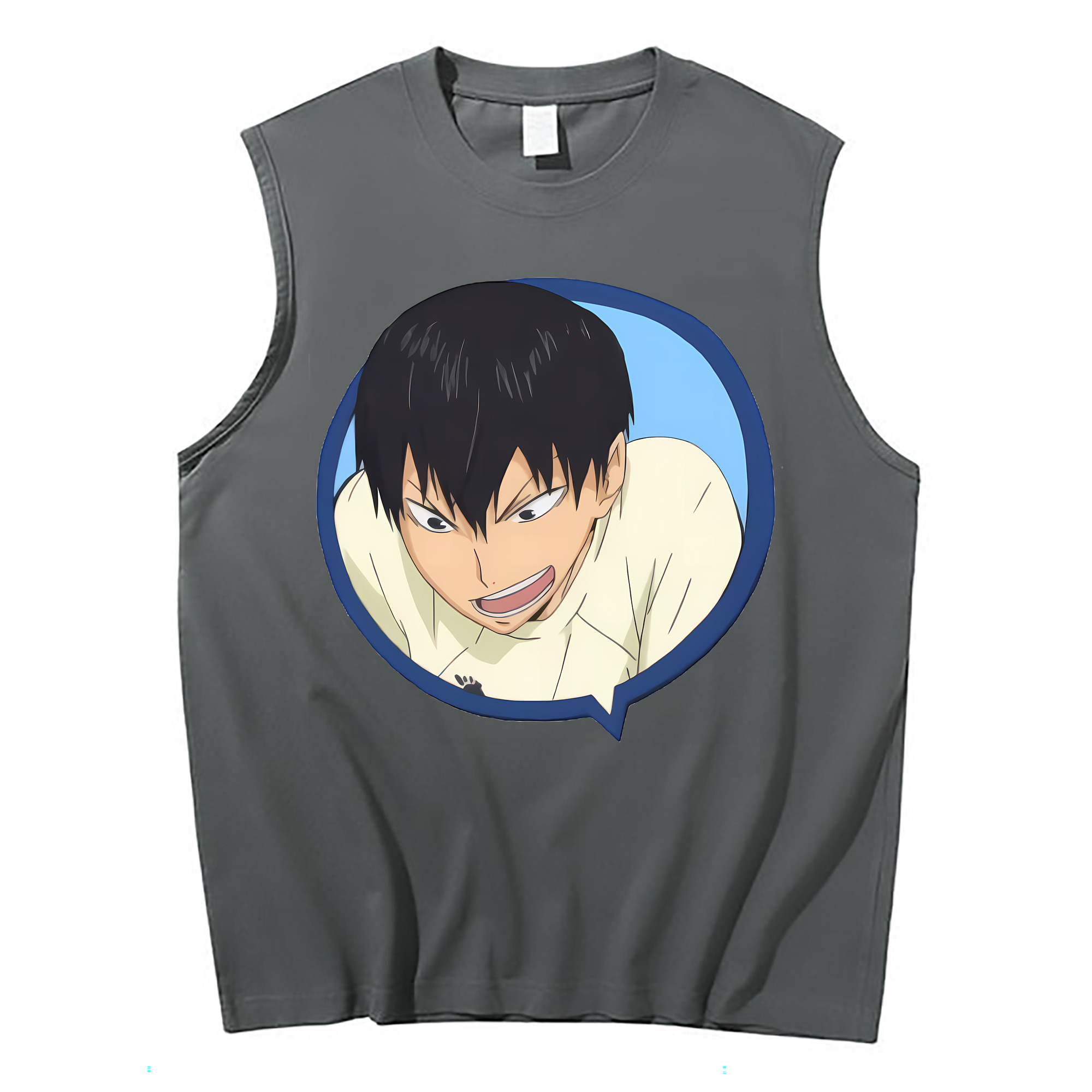 （画像用） ハイキュー!! Haikyu!! コットン100％タンクトップ（フロントプリント）